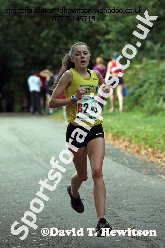 Womens under-17s ERRA Road Relays, Sutton Coldifield, Birmingham. Photo: David T. Hewitson/Sports for All Pics